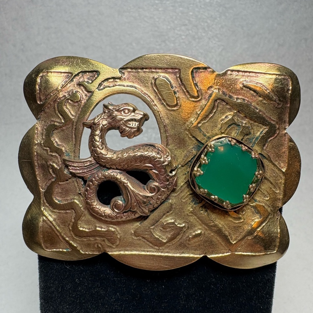 Vintage Brass/Copper Brooch/Sash Pin